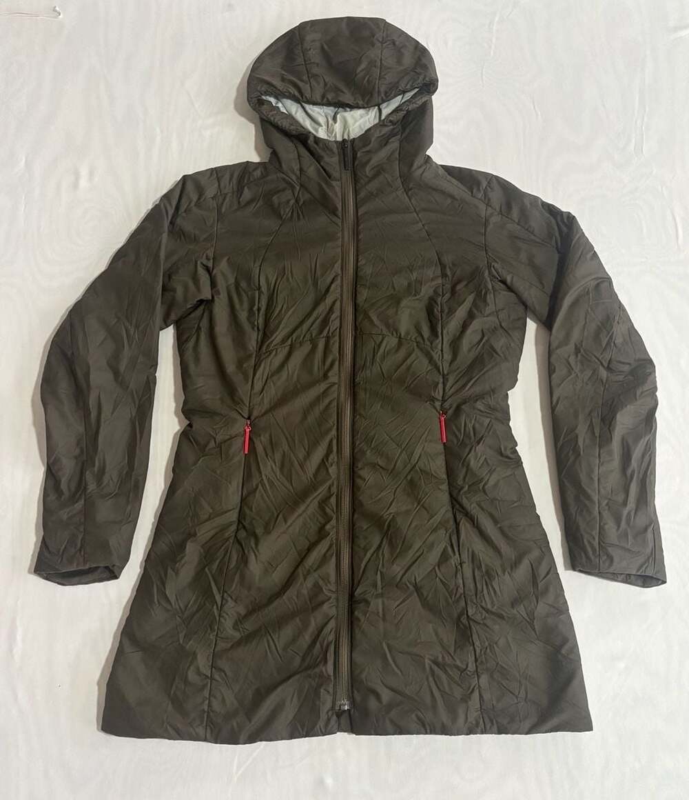 Arc'teryx Women's Hooded Puffer Long Jacket Dark Green